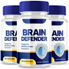 Brain Defender Nootropic Formula Supplement Brain Health Support 180 Capsules