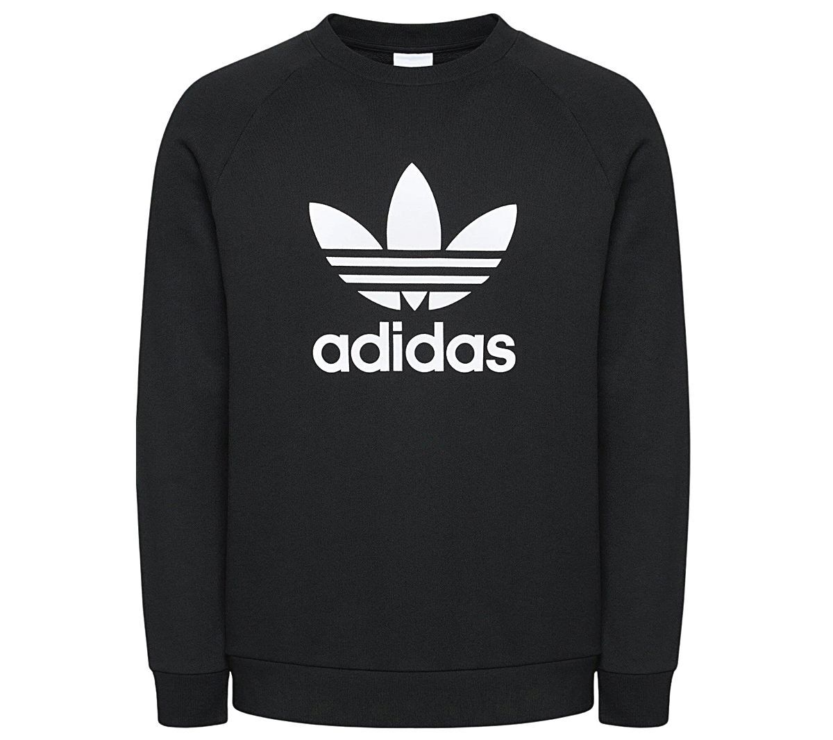 Adidas Adicolor Classics Trefoil Crew - мужской свитер из хлопка H06651, черный
