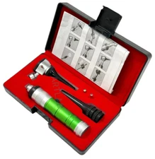 BRAND NEW!! ** LED LENSE Veterinary/Surgical Operating Otoscope Kit+ 1 FREE BULB