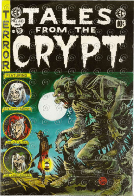 Tales from the Crypt comic book cover Halloween Unisex Creepy Tee T Shirt # 46