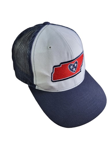 TENNESSEE State Rock/Creek Heart Richardson Snapback Mesh Cap Hat - Picture 3 of 5