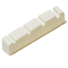 Graphite bass guitar top nut 40mm four string in black, white or Ivory