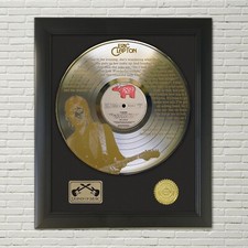 Eric Clapton - Wonderful Tonight Legends of Music Etched LP Framed Display M4