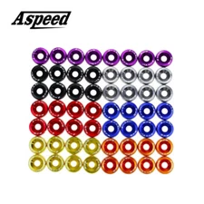 20 PCS/SET JDM BILLET ALUMINUM FENDER/BUMPER WASHER/BOLT ENGINE BAY DRESS UP KIT