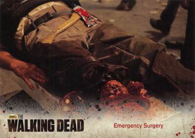 2014 Cryptozoic The Walking Dead Season 3 #21 Emergency Surgery Hershel AMC
