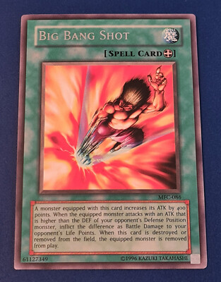 Big Bang Shot # MFC-086 Rare Magician's Force 2003 EN Near Mint to Mint Vintage