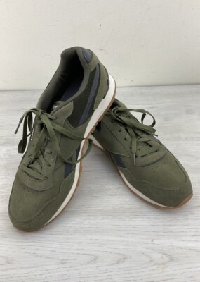 Size 11.5 Reebok Classic Harman Run Olive Suede