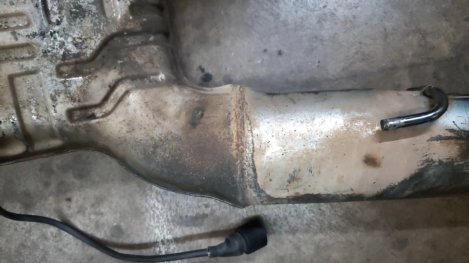 99 BMW r1100 R 1100 Chrome Exhaust Manifold Rear Muffler 18121341495 - Image 3 of 4