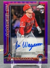 2025 Topps Chrome - Rookie Autographs Eric Wagaman #RA-EW Purple Refractor /250