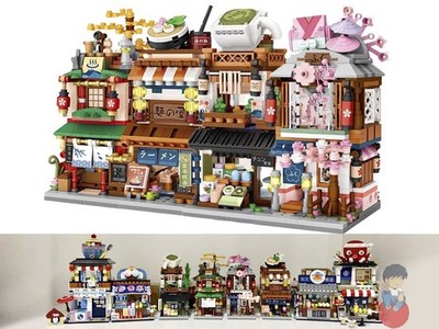 LOZ Mini - Bausteine Japan Street Mini View Building Blocks Brick Constructions