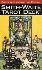 Smith-Waite Tarot Deck Borderless Miniature Edition by Pamela Colman Smith Cards
