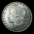 1896 Morgan Dollar Silver ---- Gem BU Condition Coin ---- #PP575