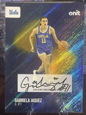 ONIT Gabriela Jaquez UCLA Bruins #/110 Autograph #S-4 Chicago Sky Rookie