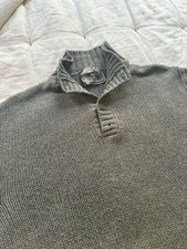 Loro Piana Vicuna Baby Cashmere Men  s Sweater 52 L Large Green