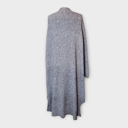 Old Navy 4X Plus Longline Open Front Cardigan Sweater Heather Gray Cozy Knit - Picture 2 of 10