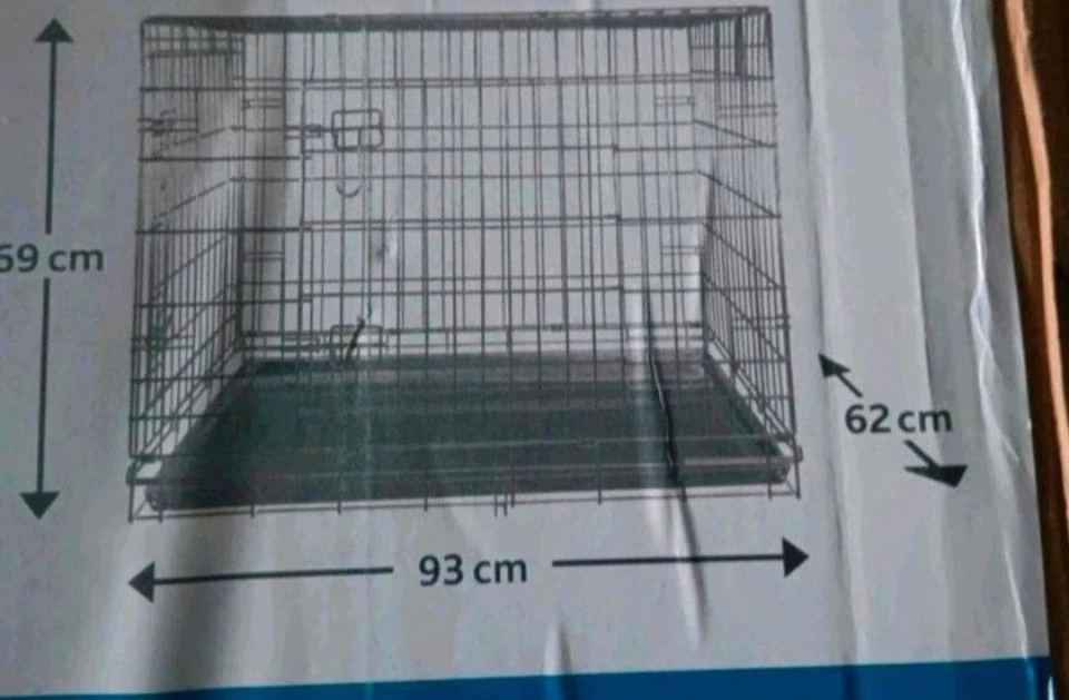 Hundekäfig Hundebox Transportbox Home Kennel faltbar Reisebox Drahtkäfig - Bild 3 von 4