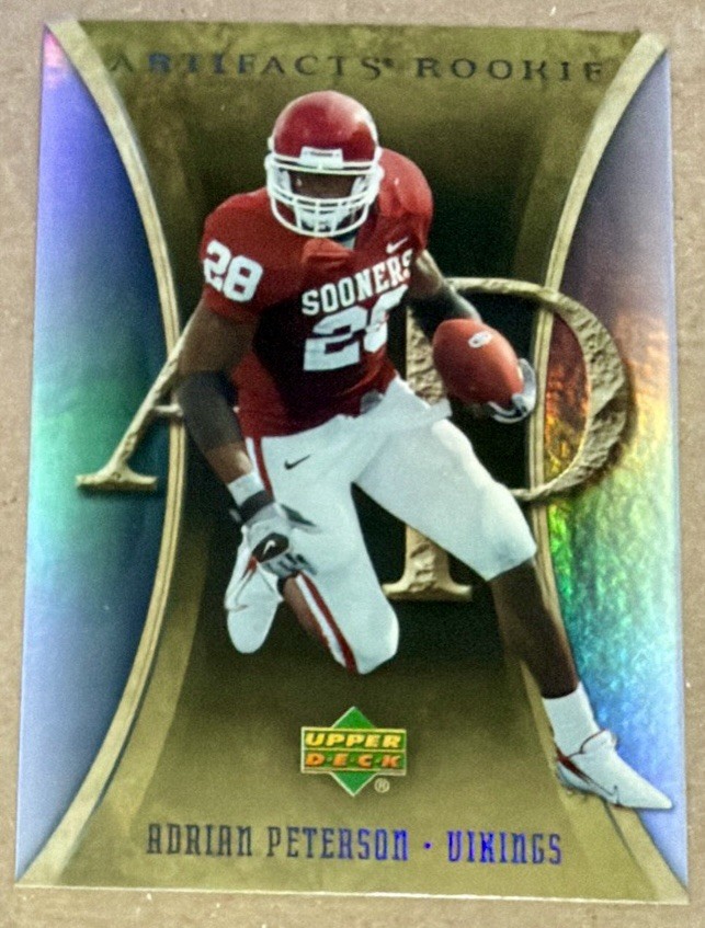 Adrian Peterson Upper Deck Artifacts #152 Base
