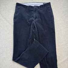 Polo Ralph Lauren Pants Mens 34x32 33x30 Navy Corduroy Trousers Classic Fit