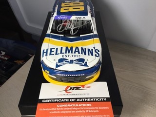 SIGNED Dale Earnhardt Jr #88 HELLMANN'S 2022 AUTOGRAPHED DieCast NASCAR w/ COA