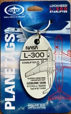 PLANETAGS : LOCKHEED L300 STARLIFTER : NASA KUIPER / KAO : N714NA : WHITE TAG