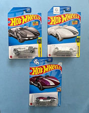 Hot Wheels HW Braille Racer Twin Mill 3-Car Lot 1:64 2023 Silver White Red