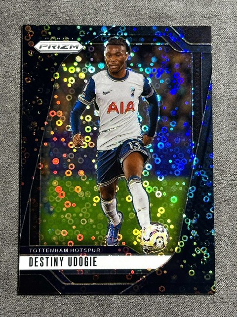 Destiny Udogie 1/1 Black Breakaway Tottenham Hotspurs Italy Panini Prizm 24-25