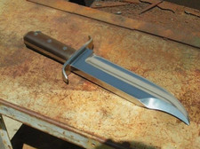 Custom Handmade 10mm Thick Bowie Knife Heavy Duty Hunting Knife Collectible
