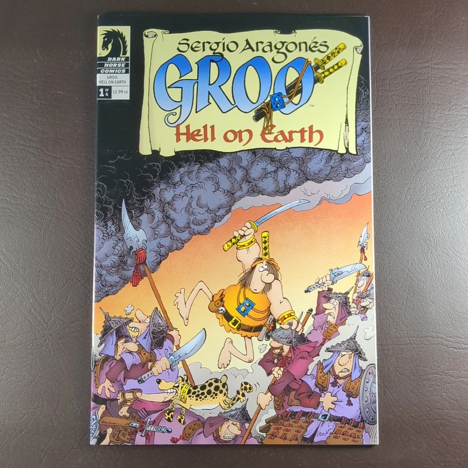 Lote de cómics Sergio Aragonés Groo Hell on Earth #1 & Hogs of the Horder # 1 3 4 - 4 Foto 2 de 4