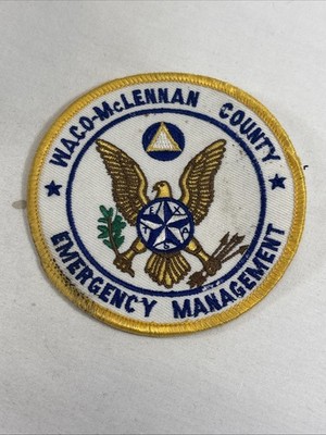 Waco-McLennan County, Texas Emergency Management Patch