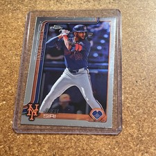 2025 Topps Chrome Baseball # 195 Jose Siri 1