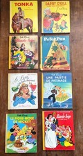 Walt Disney lot de 8 albums roses - 1954 à 1972