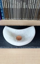 Brand New Selenite Crescent Moon Crystal Bowl/Crystal Cleansing Bowl