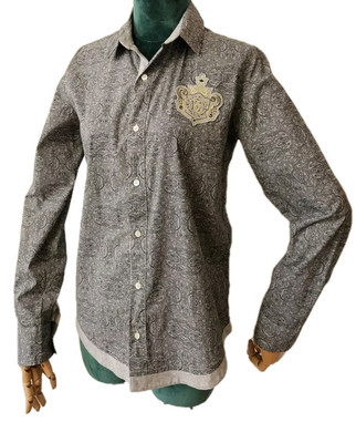 Roberto Cavalli Boys Shirt S / 166Grey 68%Cotton30%Poliamid 2 % Elastan000374