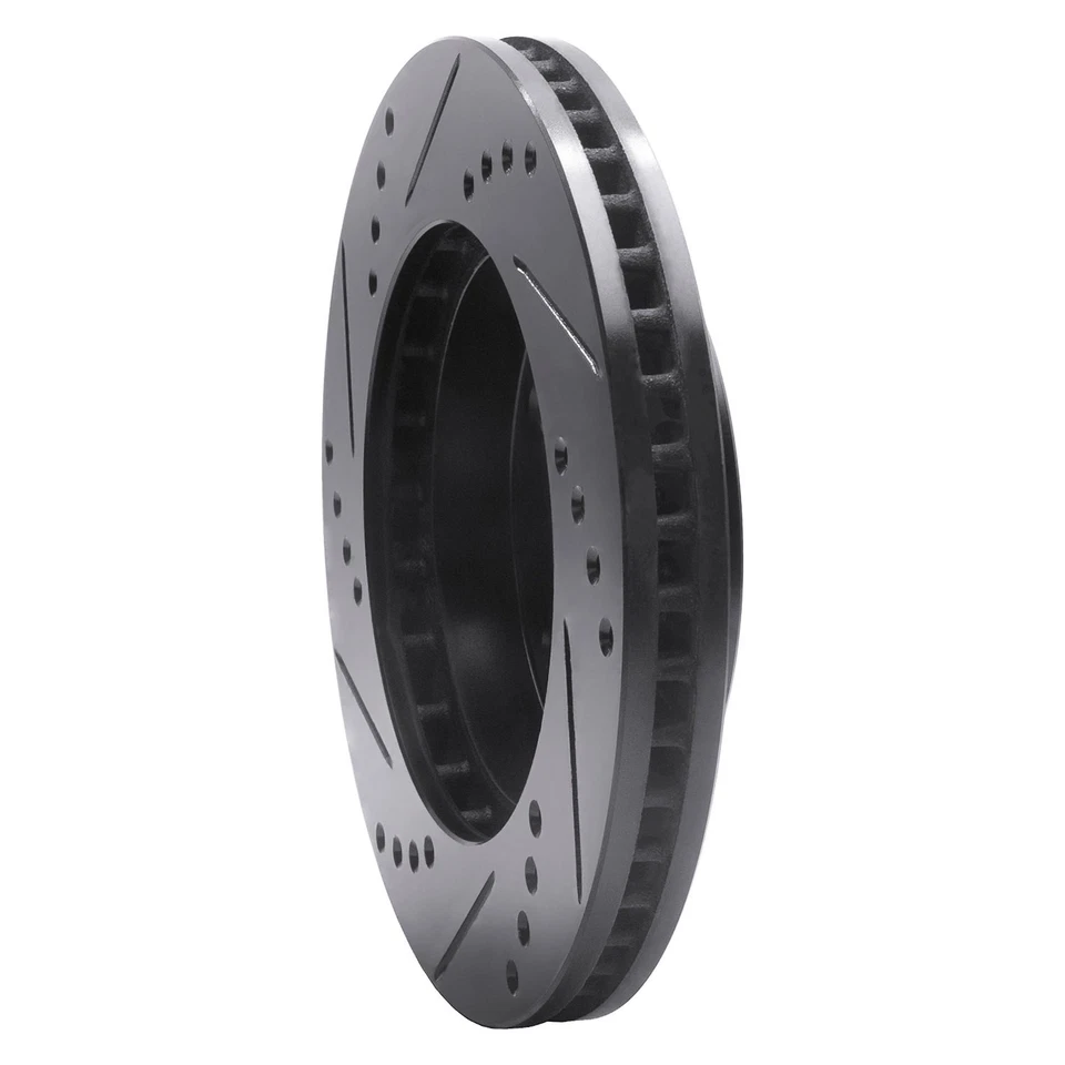 For Oldsmobile Cutlass Cruiser 87-94 Brake Rotor DFC Premium Drilled & Slotted Foto 4 de 4