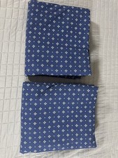 Longaberger Heritage Blue Rod Pocket Curtain ...