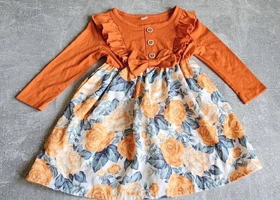 tolles süßes Neues Kleid mit *Schleife & Rüschen* in der Gr.86 [90] - Bild 1 von 4