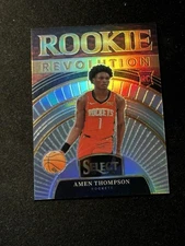 Amen Thompson 2023-24 Select Prizm Silver Rookie Revolution #14