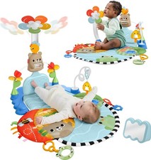 Fisher-Price Baby Play Mat 3-in-1 Kick Sway Gym,Newborn Sensory Activity Toy