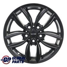 Mini Cooper One R60 R61 Black Wheel Alloy Rim 17" 7J 5-Star Double Spoke 124