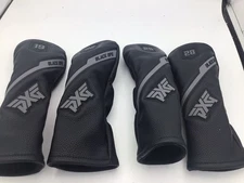 PXG Golf Mens 19 22 25 28 Set of 4 BLACK OPS Hyrbid Head Covers Rescue Woods W2