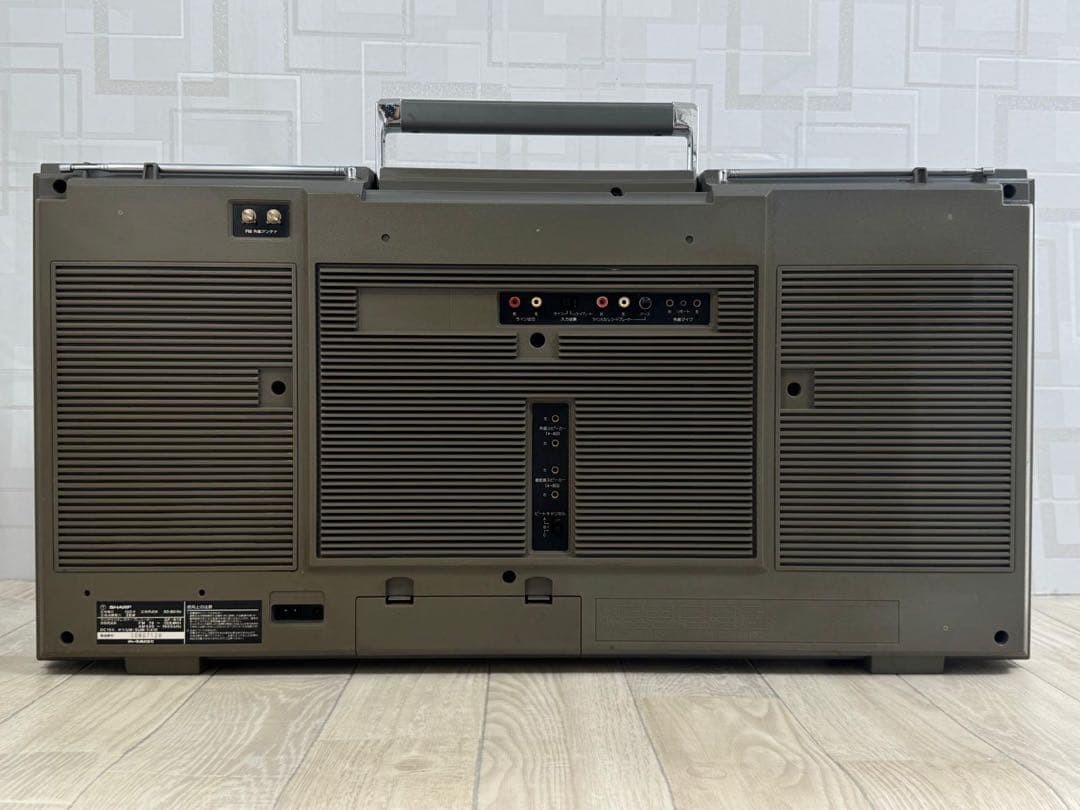 ラジカセ　SHARP　GF-919　レトロ SHARP GF-919 Boombox Radio Cassette Recorder Vintage Fully Working