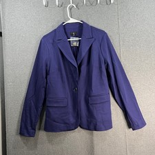 J Jason Wu Knit Ponte Blazer Navy Size Small