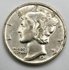 1941 S Mercury Dime AU You Grade it! 90% Silver Type Coin Free Ship!