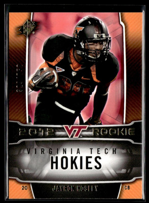 2012 SPX Rookie Jayron Hosley RC /750