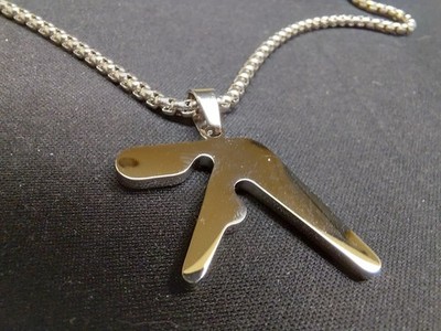 Aphex Twin Logo Pendant with Chain Richard David James