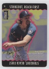 1996 Collector's Choice You Make the Play Gold Foil Signature Randy Johnson o7m