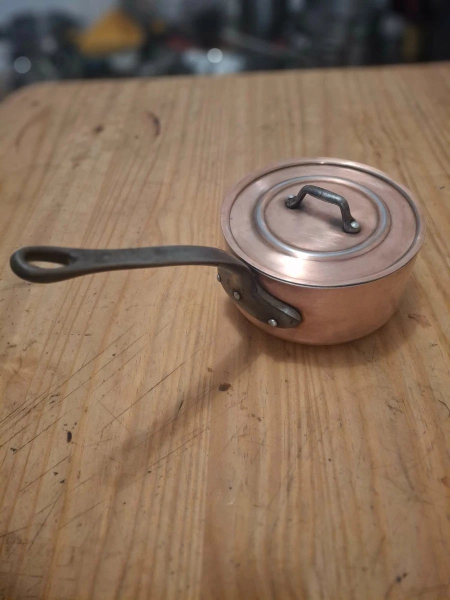 Lot 3 casseroles en cuivre MAUVIEL M'HÉRITAGE