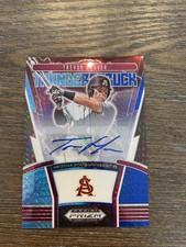 2020 Panini Prizm Draft #TH-11 Trevor Hauver Thunderstruck Auto Hyper Blue