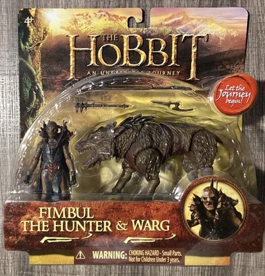 LOTR Hobbit Unexpected Journey 2012 3.75'' 2 Pack - Fimbul the Hunter & Warg