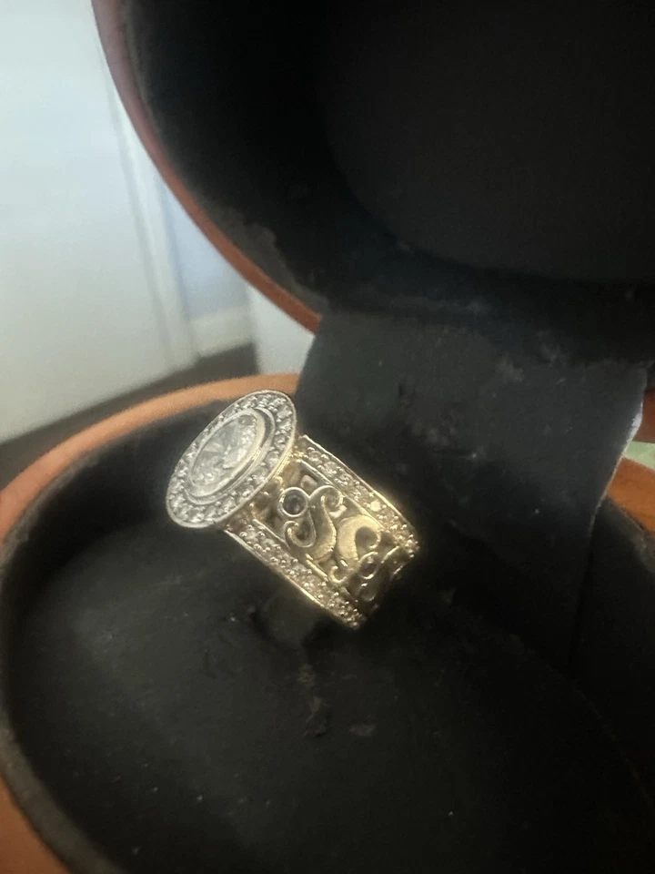 Stunning Wedding Ring 2 Ct Total Natural Diamond Ring Size 5.75 - Image 3 of 4